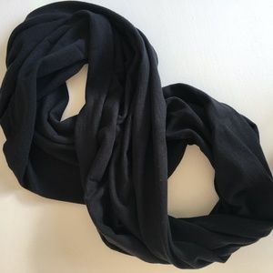 My Everything Infinity Hood Wrap Scarf Shawl Black Midnight Heavy Hemp Cotton